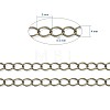 Brass Twisted Chains X-CHC-Q001-5x4mm-AB-3