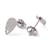 Non-Tarnish 304 Stainless Steel Stud Earring Findings X-STAS-L216-46P-2