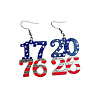 Independence Day Acrylic Dangle Earrings WGD2E98-01-1
