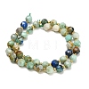 Natural Chrysocolla and Lapis Lazuli Beads Strands GG-CBA3921-B07-8mm-5