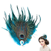 Feather & Alloy Alligator Hair Clips PHAR-WH0018-31-1