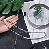 1Pc 304 Stainless Steel Cuban Link Chain Necklaces for Men Women NJEW-SP0001-23C-3