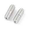 Anti-Tarnish Rhodium Plated 925 Sterling Silver Screw Clasps STER-K173-13P-3