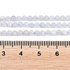 Natural Blue Lace Agate Beads Strands G-E411-12-3mm-02-4