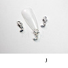 Alloy Rhinestone Cabochons MRMJ-T056-93P-J-1