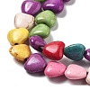 Synthetic Turquoise Beads Strands G-B140-F01-3
