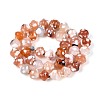 Dyed Natural Agate Beads Strands G-T144-27D-2
