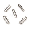 Non-Tarnish 4-Strands 304 Stainless Steel Slide Lock Clasps STAS-H402-35P-01-2