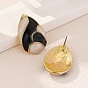 Zinc Alloy Enamel Stud Earrings FS-WG34E84-01-3