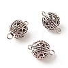 Tibetan Style Alloy Connector Charms PALLOY-JF01362-01-1
