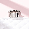 201 Stainless Steel Wide Band Finger Rings RJEW-K252-02F-P-2