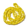 Electroplate Glass Beads Strands EGLA-D031-01-24-2