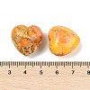 Dyed Natural Imperial Jasper Heart Palm Stone G-Q021-03E-3