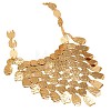 Women's Exaggerated Alloy Sequins Disc Chandelier Statement Necklaces WG21D3D-01-5