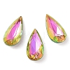 Glass Rhinestone Cabochons RGLA-L029-04B-VRLA-1