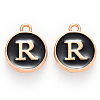 Golden Plated Alloy Charms ENAM-S118-02R-1