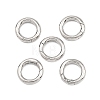 SHEGRACE Brass Spring Gate Rings XGRQ58053-763P-1
