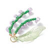 Glass Seed Beaded Pendants PALLOY-MZ01249-5