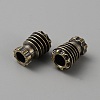 Brass EDC European Beads KK-WH0081-63AB-2