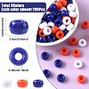 600Pcs 3 Colors Opaque Plastic Beads KY-FS0001-39-4