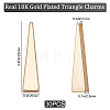 30Pcs Brass Pendants KK-BBC0008-27-2
