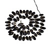 Natural Silver Sheen Obsidian Beads Strands G-Z091-A38-2