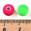 Spray Painted Acrylic Beads ACRP-N003-04B-M-3