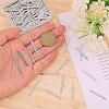 200Pcs Iron Spacer Bar FIND-CA0009-73P-3