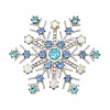 Christmas Alloy Rhinestone Lapel Pins for Backpack Clothes LS-JEWB-P055-05P-1
