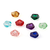  90pcs 6 colors Transparent Resin Beads RESI-TA0001-58-18