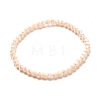 Faceted Glass Rondelle Beads Stretch Bracelet for Kid BJEW-JB06807-16-1