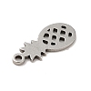Non-Tarnish 201 Stainless Steel Pendants STAS-A066-13P-4