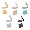 10Pcs 5 Colors 304 Stainless Steel Cuff Earrings EJEW-HS0001-43C-1