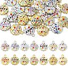 28Pcs 14 Colors Alloy Enamel Charms FIND-YW0011-46-1