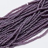 Faceted Rondelle Glass Beads Strands LS-GLAA-M028-2mm-A02-1