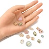 60G 3 Colors Transparent Acrylic Beads MACR-FP0001-15-4