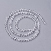 Natural Quartz Crystal Beads Strands X-G-F596-44-4mm-2