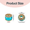 5Pcs Alloy European Beads MPDL-TADJ0001-02E-3