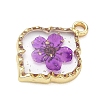 Alloy Epoxy Resin Pendants AL-Z001-08G-05-2