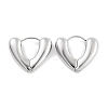 Tarnish Resistant 304 Stainless Steel Heart Huggie Hoop Earrings for Women EJEW-C096-16P-1