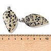 Natural Dalmatian Jasper Pendants GG-CBACB71-05P-04-3