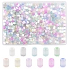 550Pcs 11 Colors Drawbench Style Glass Seed Beads SEED-YW0003-22-1