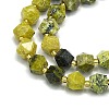 Natural Yellow Turquoise(Jasper) Beads Strands G-I376-A39-01-3