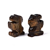 Natural Tiger Eye Horse Figurine DJEW-N005-01K-2