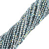 Transparent Glass Beads Strands EGLA-N028-01A-A01-2