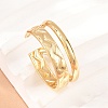 304 Stainless Steel Cuff Open Rings SA-H001-13G-1