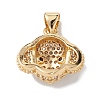 Brass Micro Pave Cubic Zirconia Pendants KK-M240-01F-3