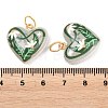 Printed Opaque Acrylic Pendants SACR-P036-01D-G-3