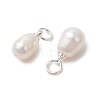 Natural Cultured Freshwater Pearl Pendants PALLOY-JF05225-02-3
