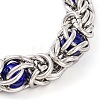 304 Stainless Steel String Bag Chain Bracelets for Women BJEW-G711-07P-2